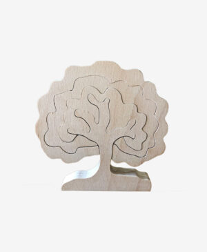 montessori ahşap puzzle oyuncak ağaç