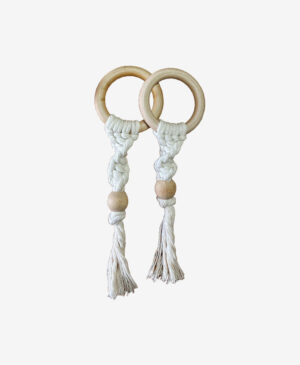 2'li makrome peçete halkası