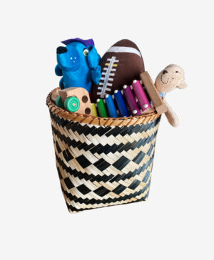 stellio bambu sert bebek oyuncak sepeti