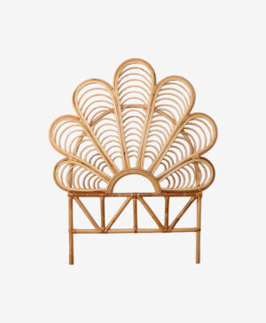 Agron 110 x 140 Dekoratif Rattan Tek Kişilik Yatak Başlığı