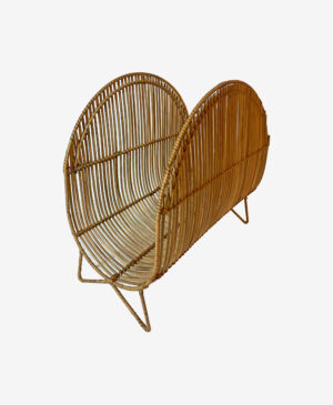 Dekoratif Rattan Gazetelik Dergilik Odunluk