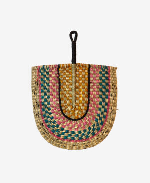 Hasır Japon Yelpazesi Duvar Dekoru