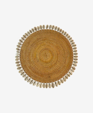 Rattan Deniz Kabuklu Duvar Süsü