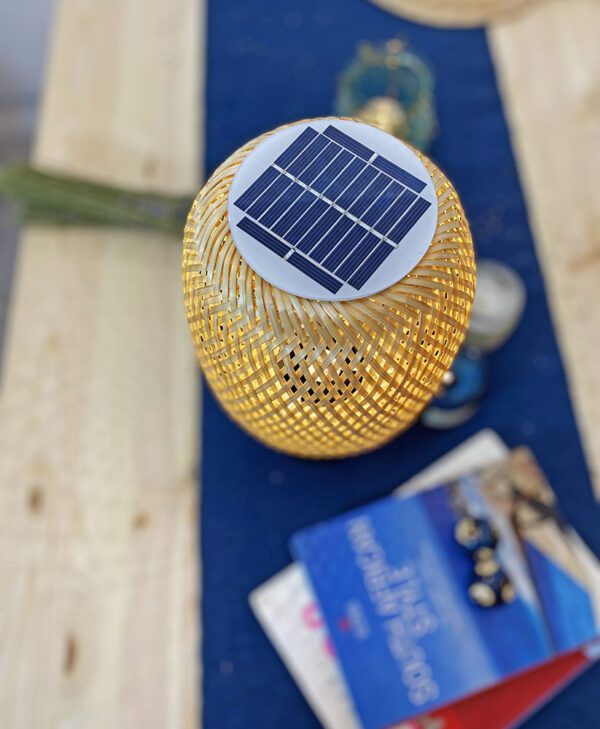 Bambu Solar Şarjlı Masa Lambası