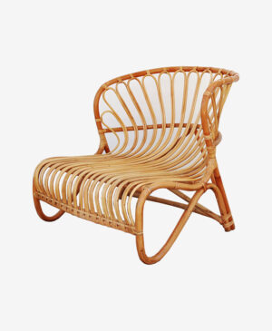 Gyges Dekoratif Tekli Rattan Koltuk