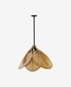 Tek Duylu Sarkıt Palmiye Bambu Avize