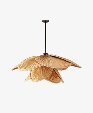 Bambu Palmiye Dekoratif Sarkıt Avize