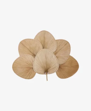 Bambu Palmiye 6'lı Duvar Yatak Başı Süsü