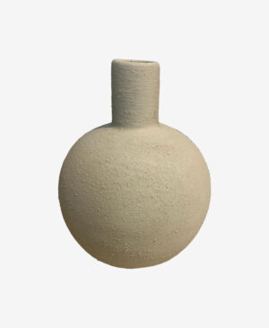 did Dido Taş Dokulu Porselen Top Formlu Vazo