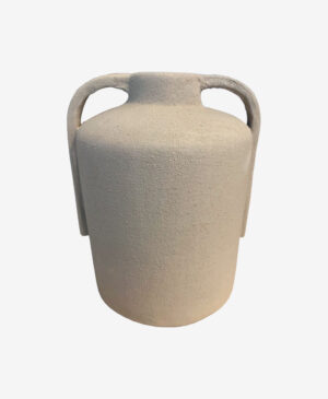 did Dido Taş Dokulu Seramik Küp Vazo