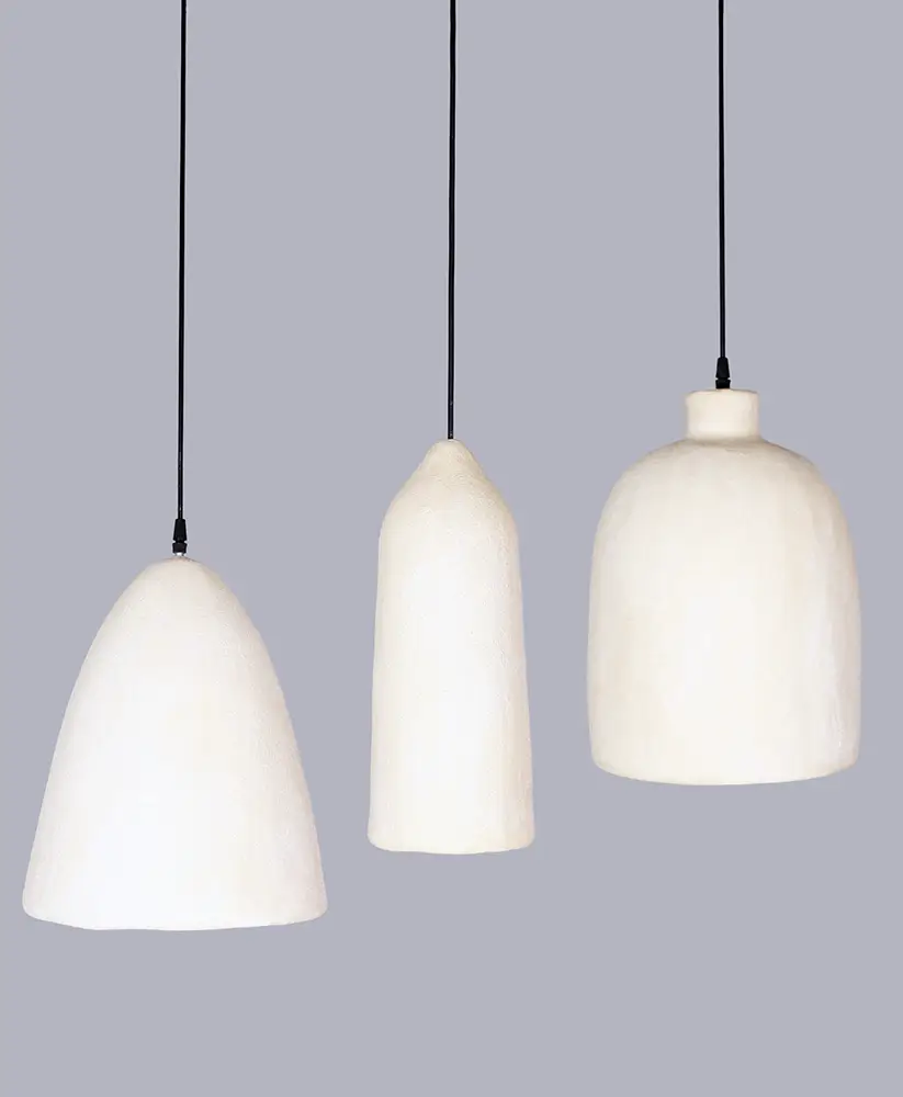 did Ate Sarkıt Kemik Beyazı Beton Avize